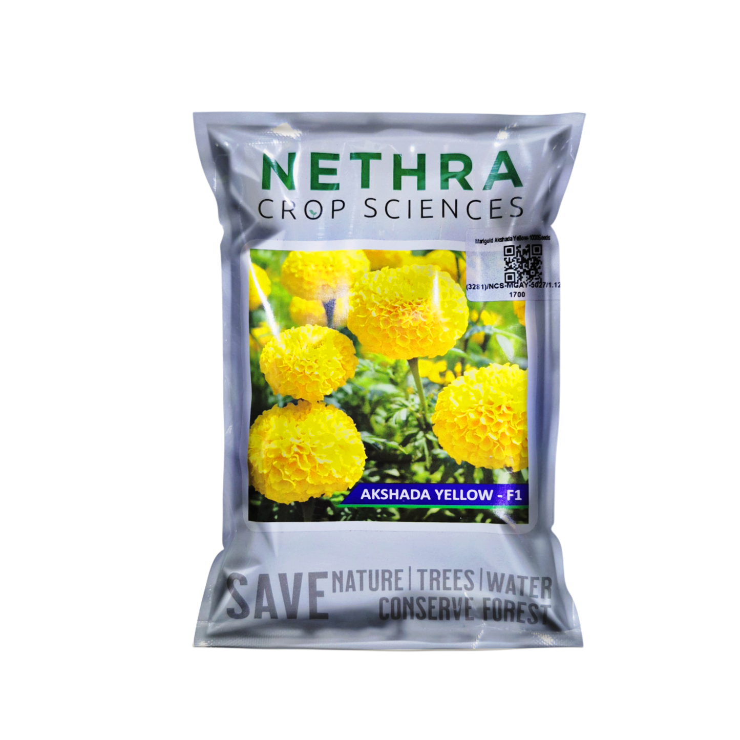 MARIGOLD NETHRA AKSHADA YELLOW 1000 SEEDS