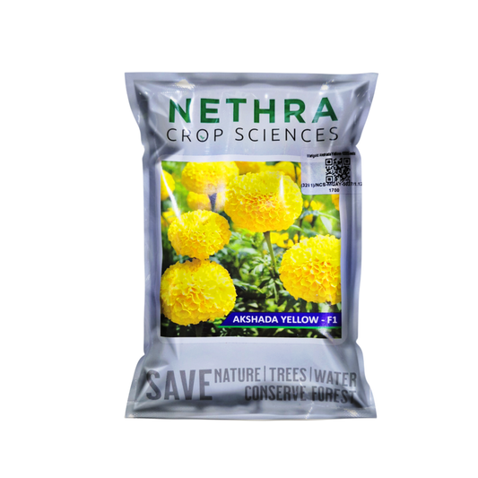 MARIGOLD NETHRA AKSHADA YELLOW 1000 SEEDS